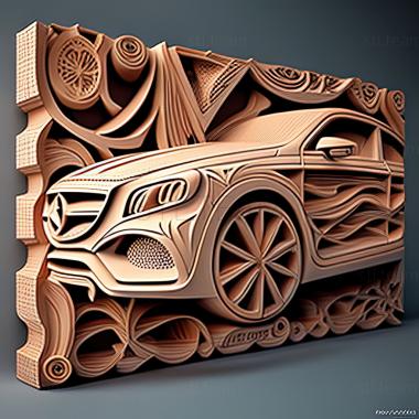 3D модель Mercedes Benz CLA (STL)